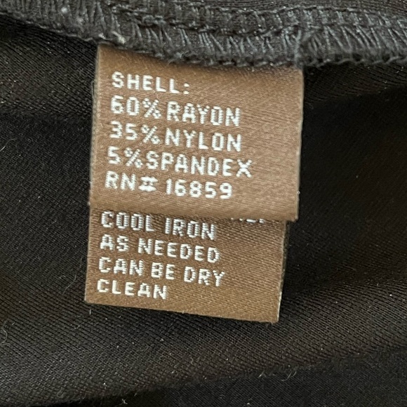 J. McLaughlin Catalina Cloth Black Ponte Collared 3/4 Sleeve Knit Top Small - Picture 7 of 11